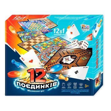 Набор настольных игр 12 поединков 4FUN Game Club 35106 фото