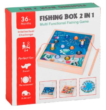 Дитяча дерев'яна гра Рибалка Fishing Box 23812 фото