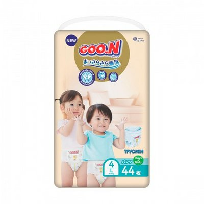 Трусики підгузки Goo.N Premium Soft для дітей (L, 9-14 кг, 44 шт) 24285 фото