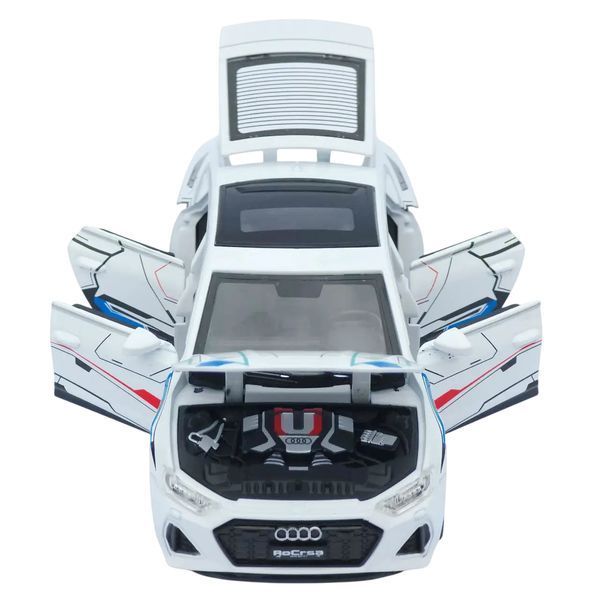 Металева машинка інерційна з ефектами Audi RS 7 Sportback Auto Expert Білий 44298 фото
