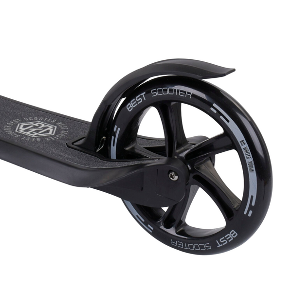 Самокат двухколесный Best Scooter до 100кг Черный 22623 фото