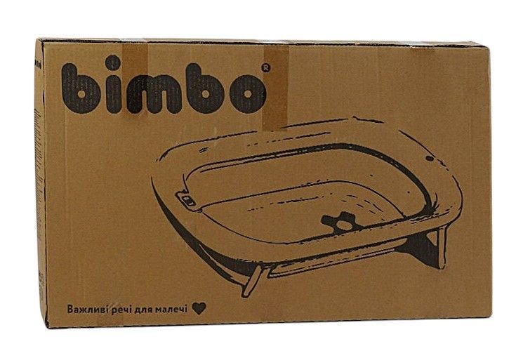 Дитяча ванна для купання складана з датчиком температури та матрацом Bimbo Зелений 39271 фото