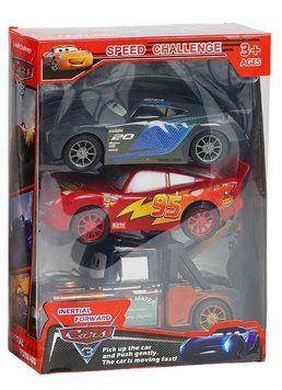 Игровой набор Машинки Тачки Cars Молния Маккуин 3 шт. Инерционные Вид 2 36361 фото