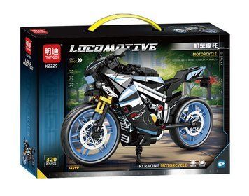 Дитячий конструктор Мотоцикл BMW M 1000 RR Mingdi 320 деталей 43994 фото