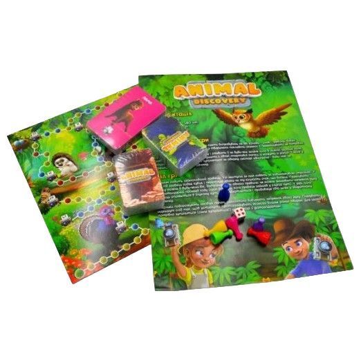 Настільна гра для дітей Danko Toys Animal Discovery 27009 фото