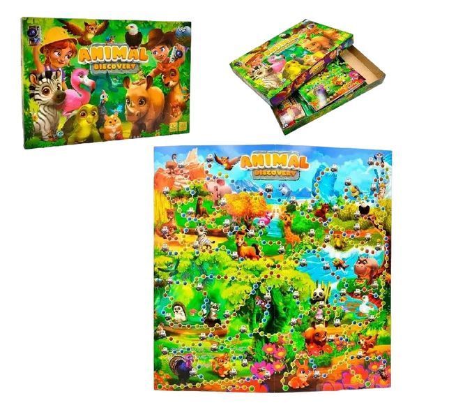 Настільна гра для дітей Danko Toys Animal Discovery 27009 фото