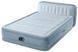 Двоспальне надувне ліжко Інтекс Intex з насосом і узголів`ям 236 х 152 х 86 см Сірий 40873 фото 1
