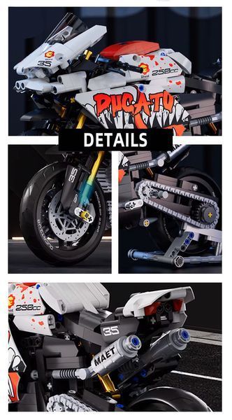 Конструктор Мотоцикл Спортбайк Ducati Machine Player 868 деталей 42517 фото