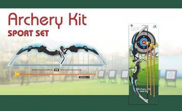 Детский лук со стрелами на присосках и мишенью Archery Kit Set 62 см 32936 фото