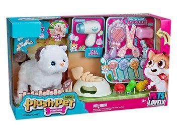 Мягкая игрушка для детей Интерактивный Котик с аксессуарами Mini Plush Pet 38127 фото