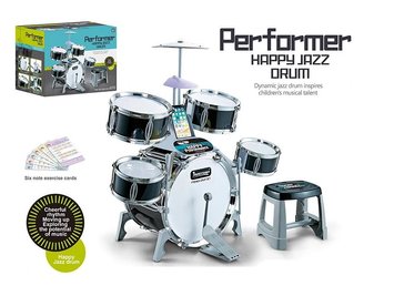 Дитяча барабанна установка зі стільчиком Performer Happy Jazz Drum 30526 фото