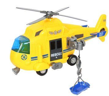 Игрушечный вертолет на батарейках City Service Rescue Желтый 31791 фото
