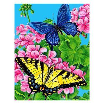 Алмазна мозаїка Метелики 40x30см Вид 1 20439 фото