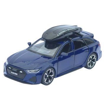 Металева машинка інерційна з ефектами Audi RS6 Avant Auto Expert Синий 44300 фото