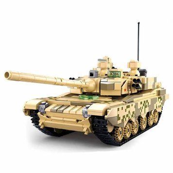 Конструктор военный Боевой Танк 99А SLUBAN Model Bricks 893 детали 29539 фото