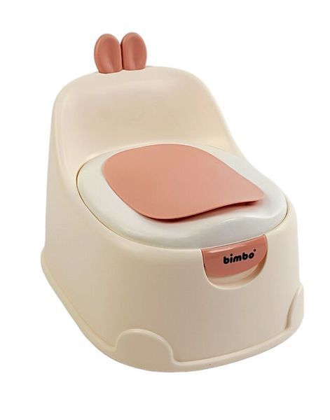 Горщик для дітей із м'яким сидінням і кришкою Bimbo Рожевий 39273 фото