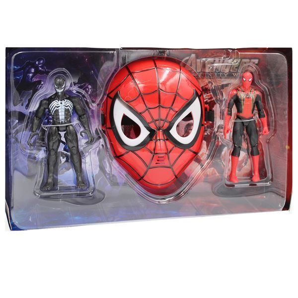 Набор героев Человек Паук и Веном с маской Марвел Мстители Marvel Avengers Spider Man Venom 10156 фото