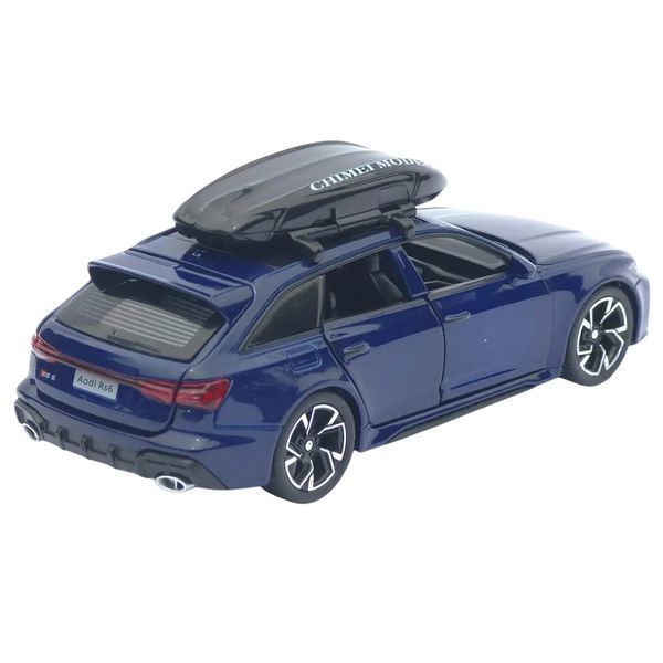 Металева машинка інерційна з ефектами Audi RS6 Avant Auto Expert Синий 44300 фото