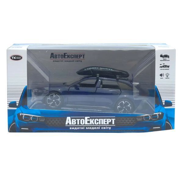 Металева машинка інерційна з ефектами Audi RS6 Avant Auto Expert Синий 44300 фото
