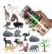 Набір диких тварин у тубі Wild Life 12 елементів 36262 фото 5