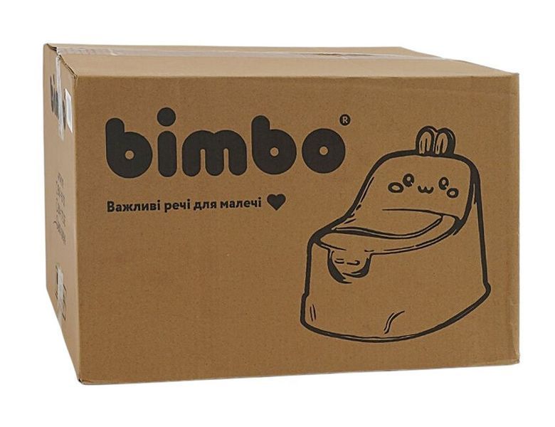 Горщик для дітей із м'яким сидінням і кришкою Bimbo Рожевий 39273 фото