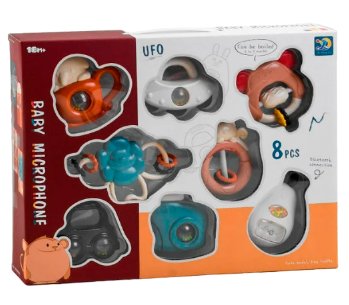 Набір брязкалець для малюків Baby Microphone 8 в 1 25188 фото