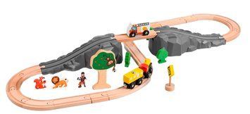 Дитяча дерев'яна гра Залізниця Train Trac - Forest Set 23810 фото