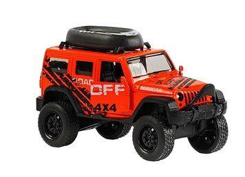 Машинка металева дитяча Джип Off Road Cruiser Помаранчевий 29940 фото
