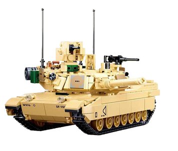 Конструктор військовий Танк Абрамс M1A2 Sluban Model Bricks 781 деталь 29292 фото