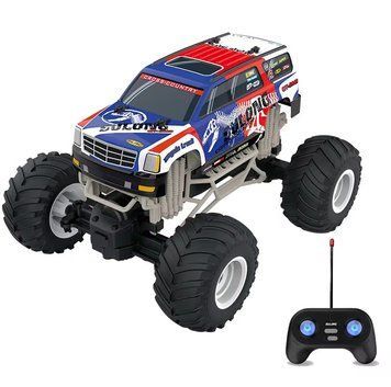 Машинка на радиоуправлении Sulong Внедорожник Big Foot Truck Синий с красным 35414 фото
