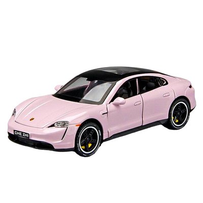 Машинка металева дитяча Porrsche Taycan Auto Expert Premium Рожевий 30214 фото