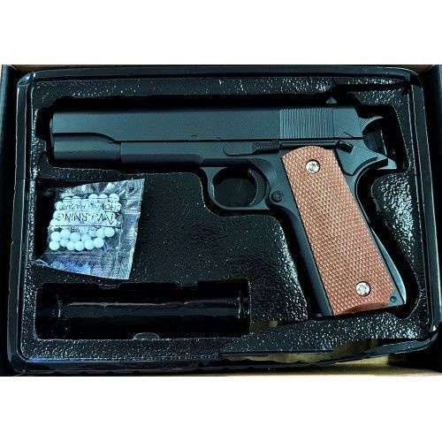 Игрушечный пистолет на пульках металлический Galaxy Colt G13 Classic Черный 23670 фото