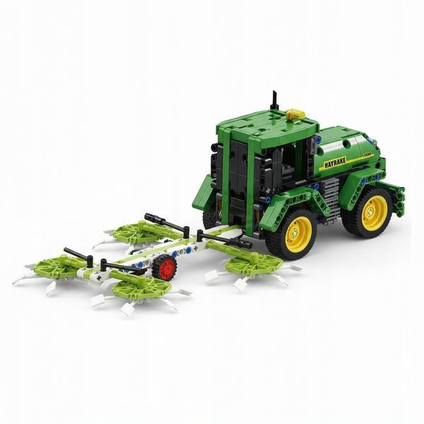 Конструктор Трактор с культиватором Farm Cultivator 500 деталей Зеленый 43502 фото