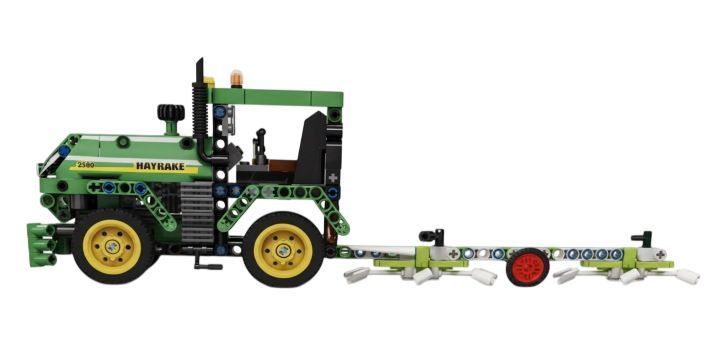 Конструктор Трактор с культиватором Farm Cultivator 500 деталей Зеленый 43502 фото