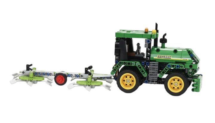 Конструктор Трактор с культиватором Farm Cultivator 500 деталей Зеленый 43502 фото
