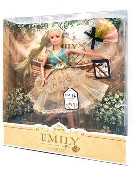 Кукла Эмили Emily Fashion Classics блондинка в платье с высокой детализацией 30см Вид 5 3-2402 фото