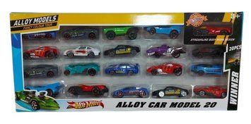 Набір машинок Хот Віл Hot Wheel металопластик 20 шт. 39024 фото