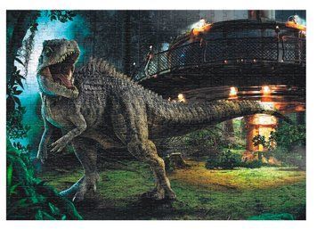 Дитячі пазли 500 елементів Dodo Jurassic World Тиранозавр Зелений 31080 фото