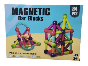 Магнітний конструктор Magnetic Bar Blocks 84 деталі 36565 фото