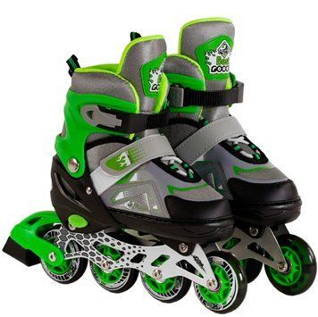 Ролики дитячі чотириколісні Best Roller розмір 34 - 37 Зелений 25804 фото