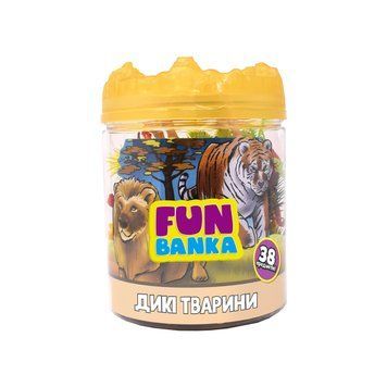 Ігровий мінінабір Fun Banka - Дикі тварини, 38 предметів 27561 фото