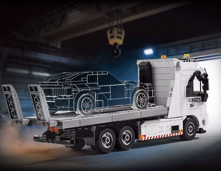 Конструктор машинка Трейлер Эвакуатор Volvo FH16 Mega Tow Pro 670 деталей 44151 фото