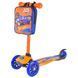 Трехколесный самокат со светящимися колесами Hot Wheels Оранжевый 28652 фото 1