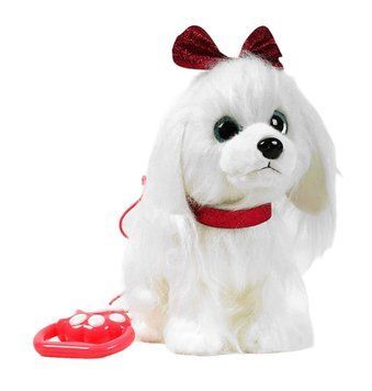 М'яка інтерактивна собачка на повідку Paw Paw Puppy Білий 32676 фото
