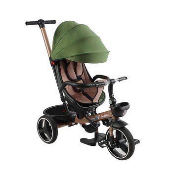 Трехколесный велосипед с родительской ручкой и поворотным сидением 1-3 года Best Trike Oscar Зеленый 39430 фото