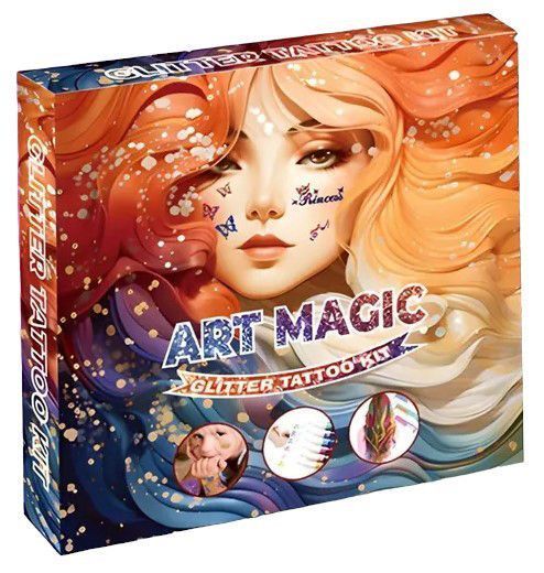 Детский набор для татуировок Glitter tattoo kit 25 элементов 35865 фото