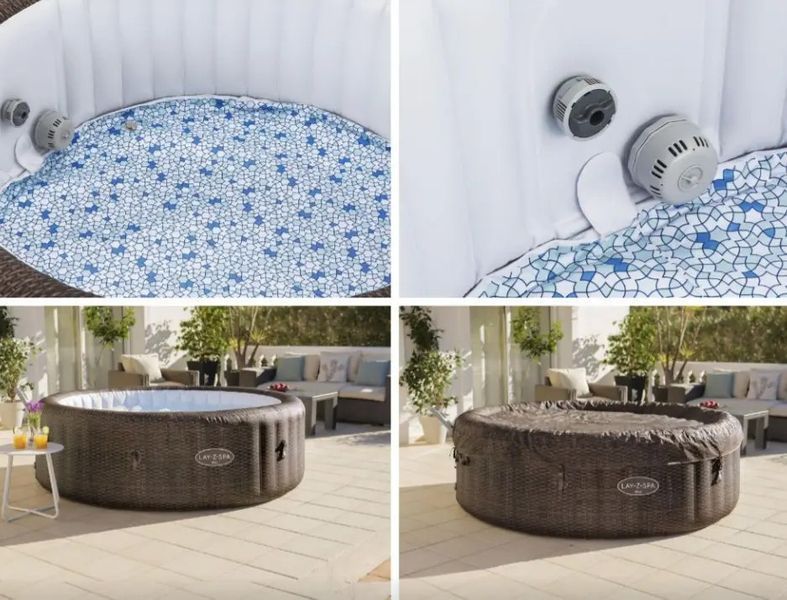 Надувной джакузи с подогревом Bestway СПА Lay-Z-Spa Bali Wi-Fi 216 х 71 см 7 человек Объем 1260 л 41081 фото
