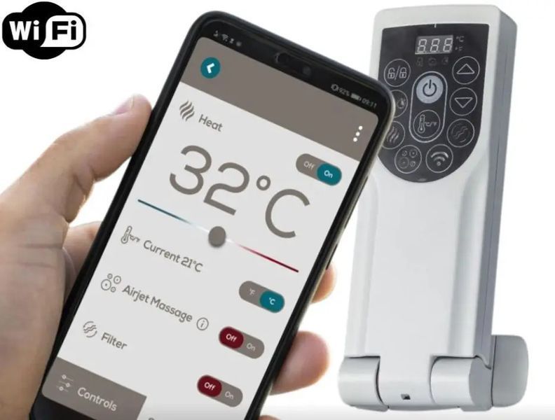 Надувной джакузи с подогревом Bestway СПА Lay-Z-Spa Bali Wi-Fi 216 х 71 см 7 человек Объем 1260 л 41081 фото