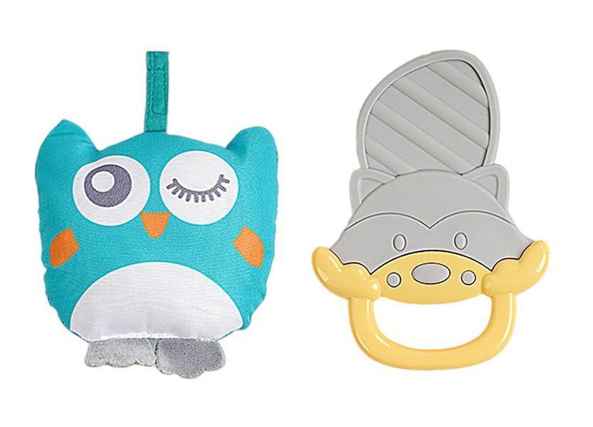 Дитячий ігровий килимок 2 в 1 з бортиками брязкальцями та кульками 36069 фото