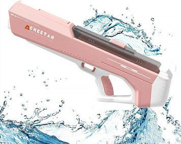 Электрический водный автомат на аккумуляторе Индукционное водопоглощение Water Gun Розовый 40433 фото